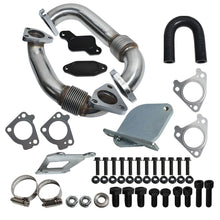 Load image into Gallery viewer, Labwork 2&quot; Driver Passenger Up-Pipes Kit + Egr Delete for 07-10 Duramax LMM 6.6L Lab Work Auto