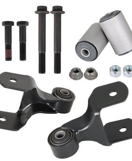 Labwork 2pcs Front Leaf Spring Shackle Bracket Kit For 1980-1997 Ford F-250 F-350 4WD