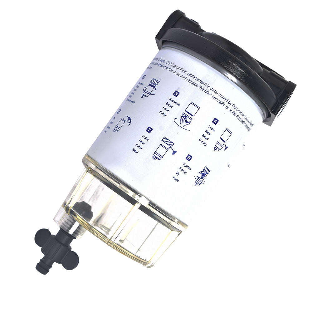Labwork 3/8" NPT Fuel Filter / Water Separator S3213 for Marine outboard Motor Lab Work Auto