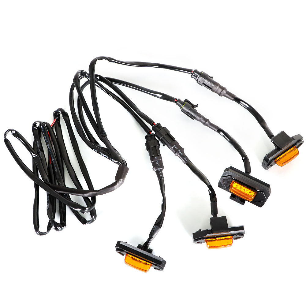 Labwork 4× For Toyota Tacoma Trd Pro 2020-2021 Amber 6000K LED Grille Light Kit Lab Work Auto