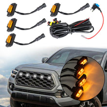 Load image into Gallery viewer, Labwork 4× For Toyota Tacoma Trd Pro 2020-2021 Amber 6000K LED Grille Light Kit