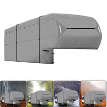 Load image into Gallery viewer, Labwork 5TH Wheel RV Waterproof Motorhome Camper Storage Cover 37&#39;-41&#39; FT with Zipper Lab Work Auto
