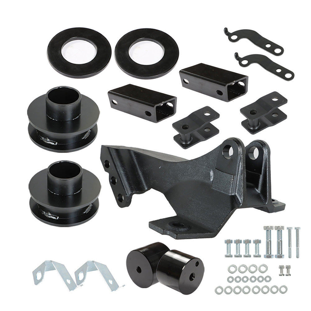 Labwork 66-2726 2.5" Leveling Kit w/ Track Bar Relocation Bracket For F-250/ F-350 Lab Work Auto 