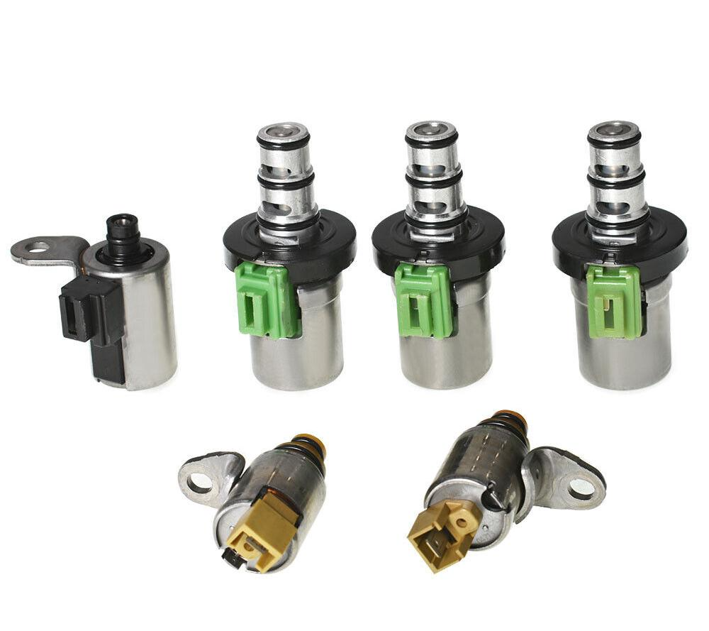 Labwork 6Pcs Transmission Solenoid Shift 2 PWM 3 EPC 1 for Ford Focus Fiesta 4F27E Lab Work Auto