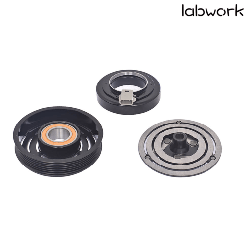 Labwork AC Compressor Clutch Kit Coil Pulley Plate For 02-03 Ford F-150 4.6 5.4l Lab Work Auto