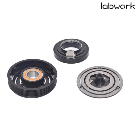 Labwork AC Compressor Clutch Kit Coil Pulley Plate For 02-03 Ford F-150 4.6 5.4l Lab Work Auto