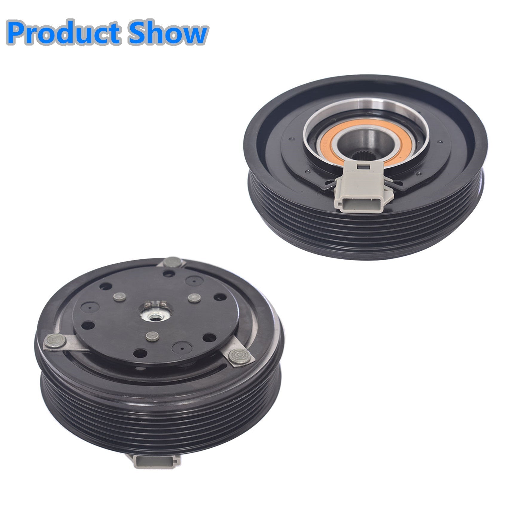 Labwork AC Compressor Clutch Kit Coil Pulley Plate For 02-03 Ford F-150 4.6 5.4l Lab Work Auto