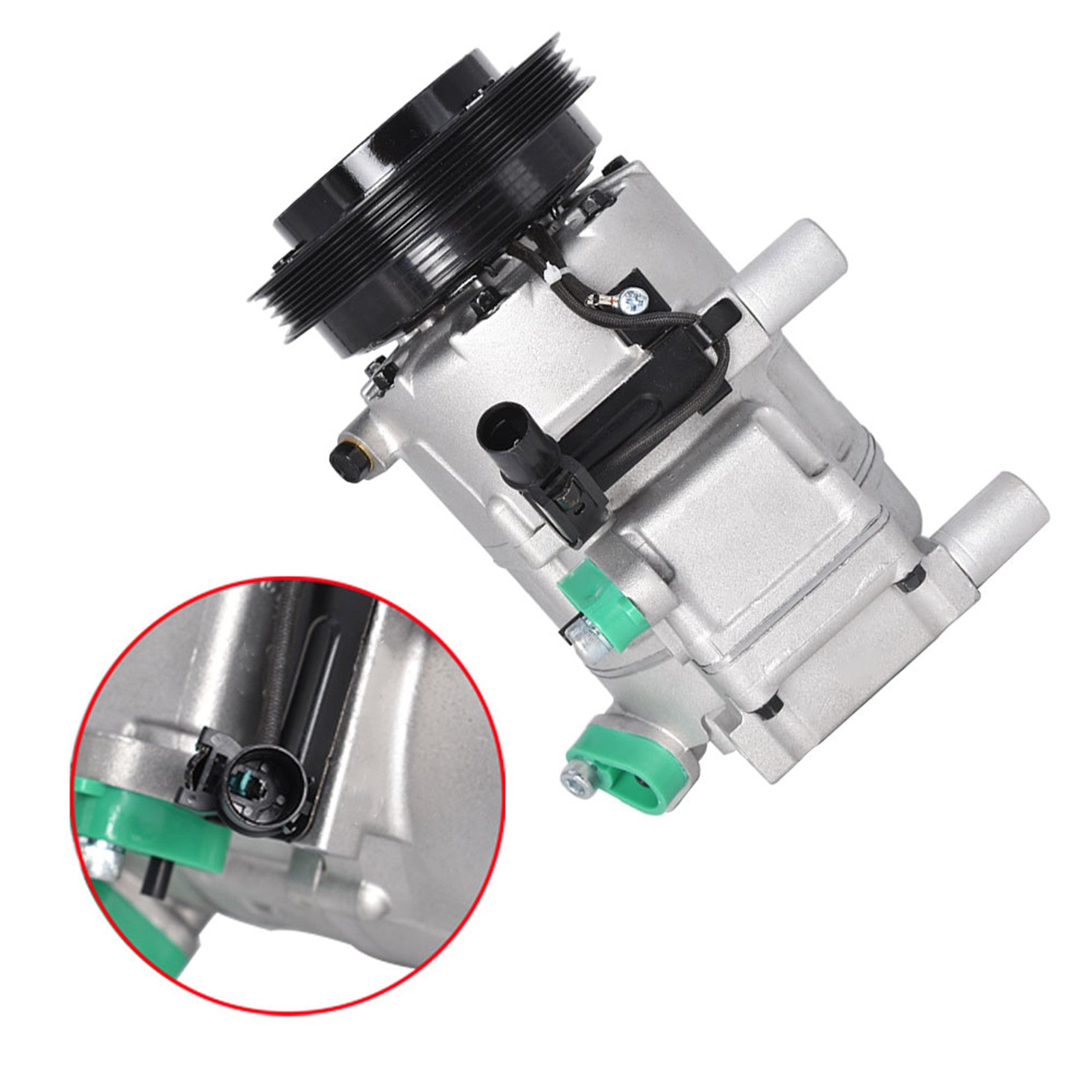 Labwork AC Compressor Fit for 2006-2009 Hyundai Accent 1.6L CO 10925C Lab Work Auto