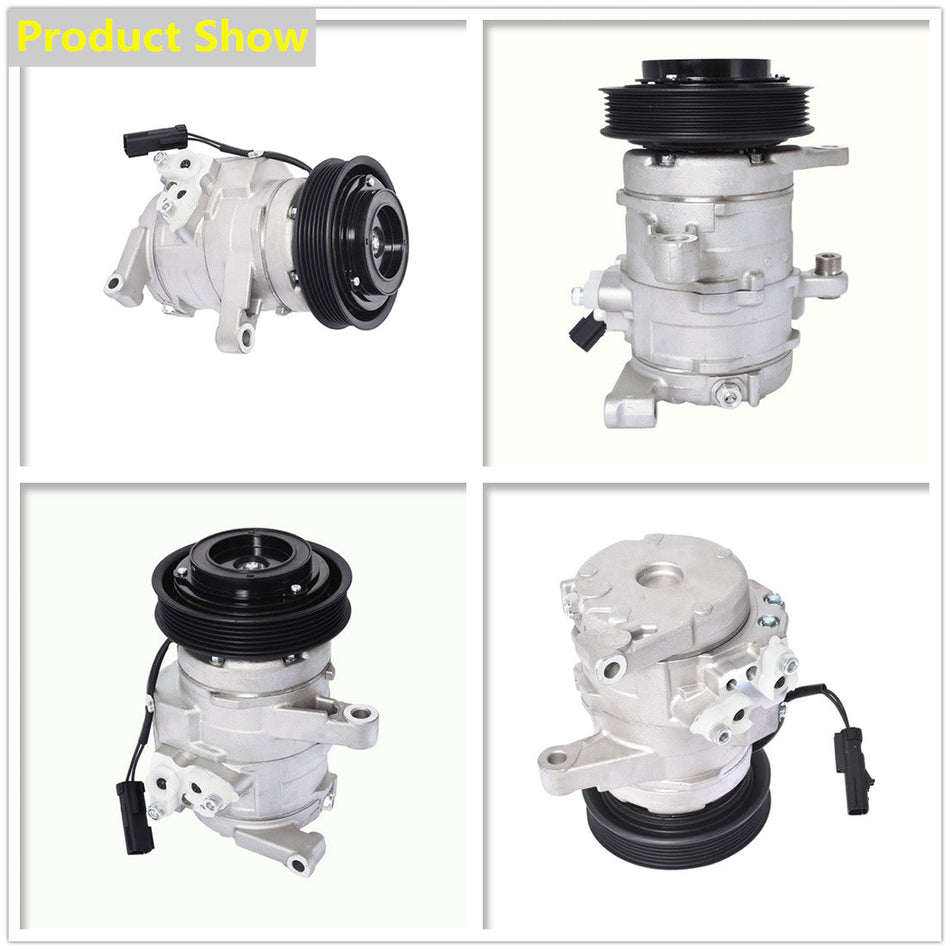 Labwork AC Compressor For 2004-2007 Dodge Ram 1500 V6 3.7L V8 4.7L CO 10800C Lab Work Auto