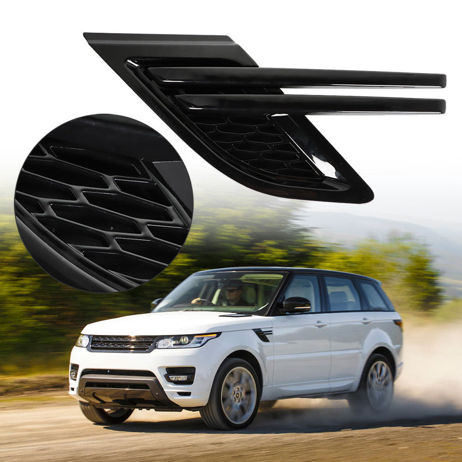 Labwork Air Side Vents Grille Left Glossy  For 14-17 Range Rover Sport V6 V8 Lab Work Auto