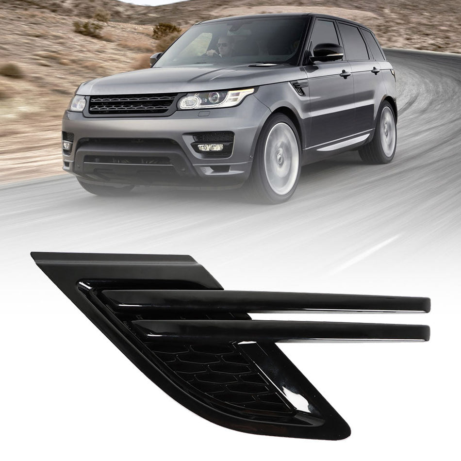 Labwork Air Side Vents Grille Left Glossy  For 14-17 Range Rover Sport V6 V8 Lab Work Auto