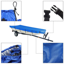 Load image into Gallery viewer, Labwork BLUE for Jon Boat Cover 12ft-18ft L Beam Width Up to 75inch 210D Lab Work Auto