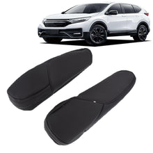 Load image into Gallery viewer, Labwork Black Leather Front Seat Armrest Cover For Honda CR-V CRV 07 2008 2009 Lab Work Auto