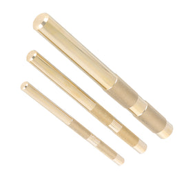 Labwork Brass Drift Punch Set 3 Pc Replace for 61360 3/8