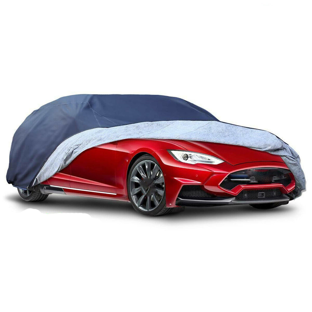 Labwork Car Cover All Weather Protection For Sedan Waterproof Breathable Lab Work Auto