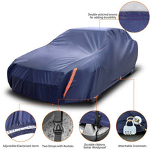 Load image into Gallery viewer, Labwork Car Cover Waterproof UV Dust  Resistant Universal Fit Sedan Protection Lab Work Auto