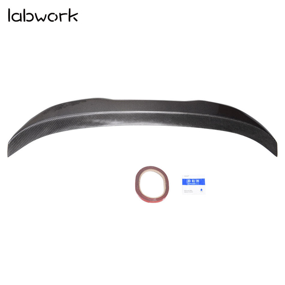 Labwork Carbon Fiber Trunk Spoiler For BMW 13-18 F30 330i 335i F80 M3 Lab Work Auto