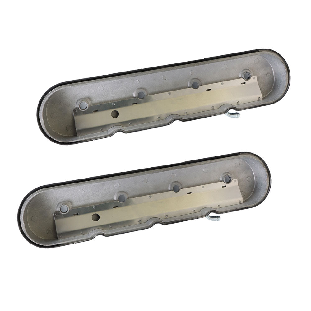 Labwork Cast Aluminum Tall Valve Covers Coil Mounts For GM LS1 LS2 LS3 5.3 6.0 Lab Work Auto