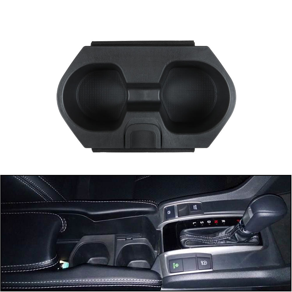 Labwork Center Console Armrest Cup Holder Storage Box For Honda Civic 2016-2018 Lab Work Auto