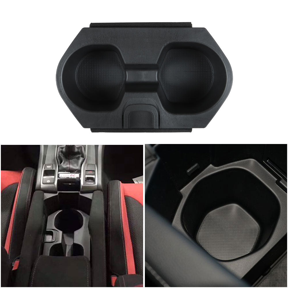 Labwork Center Console Armrest Cup Holder Storage Box For Honda Civic 2016-2018 Lab Work Auto