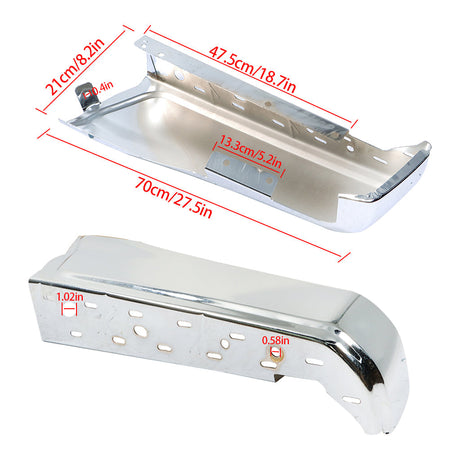 Labwork Chrome Rear Bumper End Cap For 2015 2016-2020 Ford F150 Driver Side LH Lab Work Auto