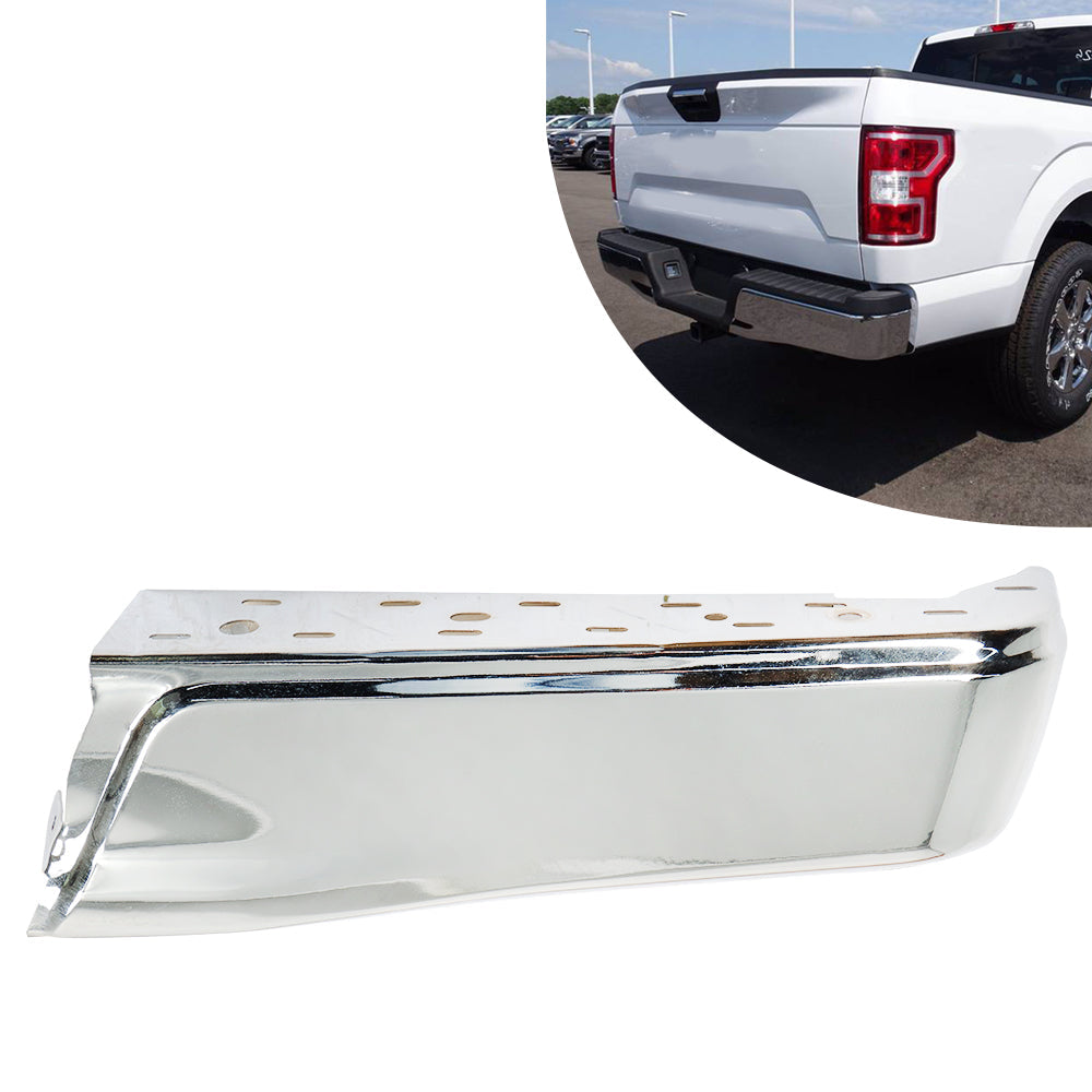 Labwork Chrome Rear Bumper End Cap For 2015 2016-2020 Ford F150 Pickup Right RH Lab Work Auto