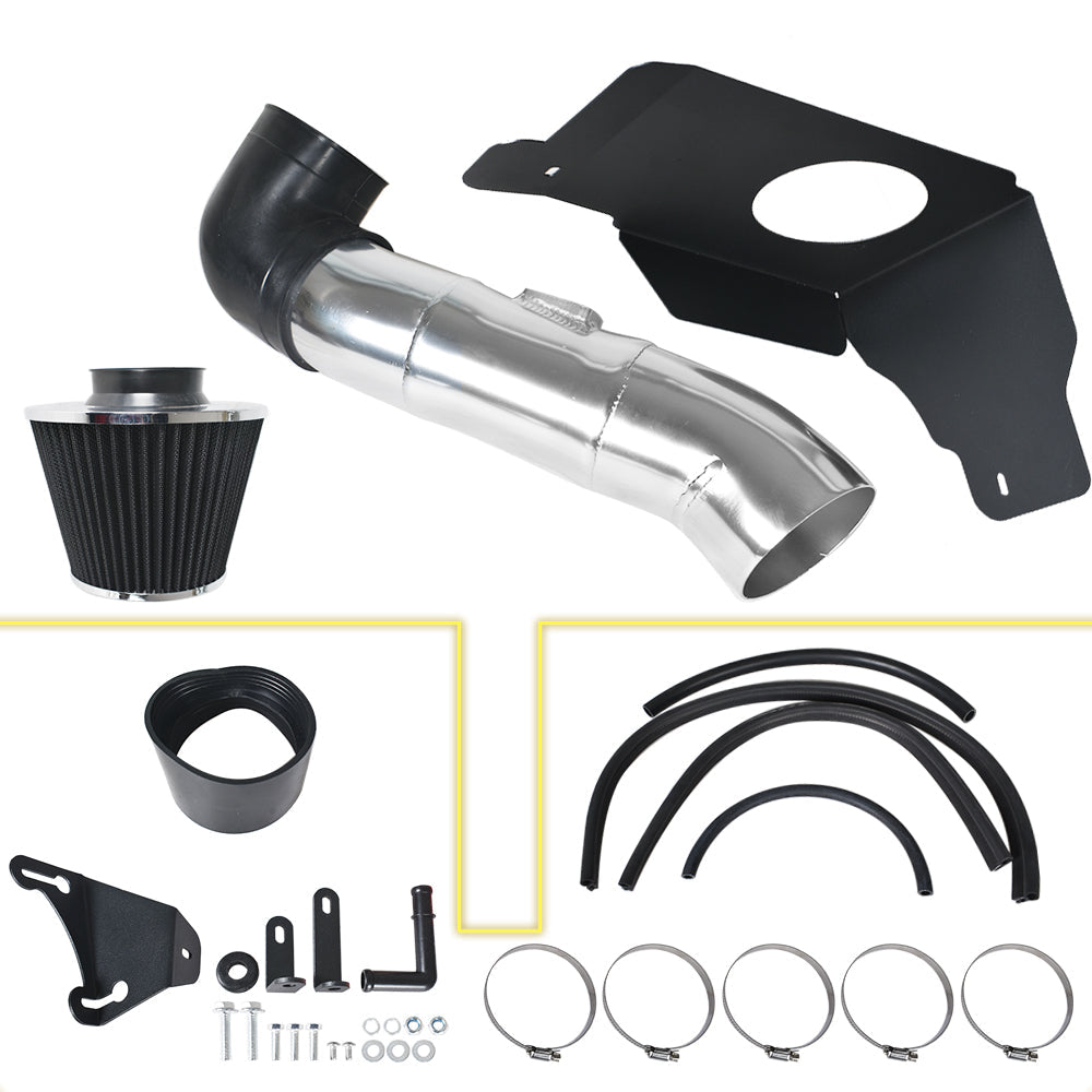 Labwork Cold Air I Intake Kit +Dry Filter For Ford 2005-2009 Mustang GT 4.6L V8 Lab Work Auto