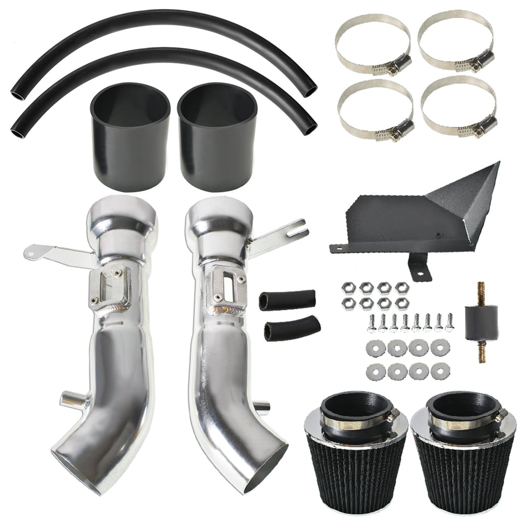 Labwork Cold Heat Shield Air Intake + Filter for 09-20 370Z / 08-13 G37 3.7L V6 Lab Work Auto