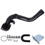 Labwork Cooler Kit & HI FLOW Intake Inlet Pipe For GMC 2007-2010 6.6 LMM Duramax Diesel