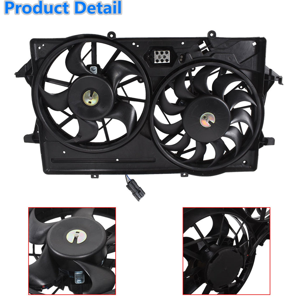Labwork Cooling Fan Assembly For Ford Focus 2003-2004 3S4Z8C607CD FO3115153 Lab Work Auto