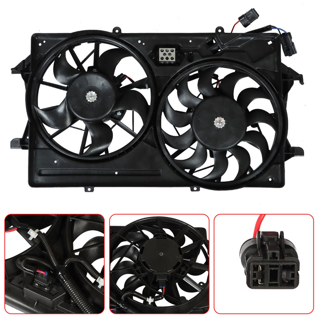 Labwork Cooling Fan Assembly For Ford Focus 2003-2004 3S4Z8C607CD FO3115153 Lab Work Auto