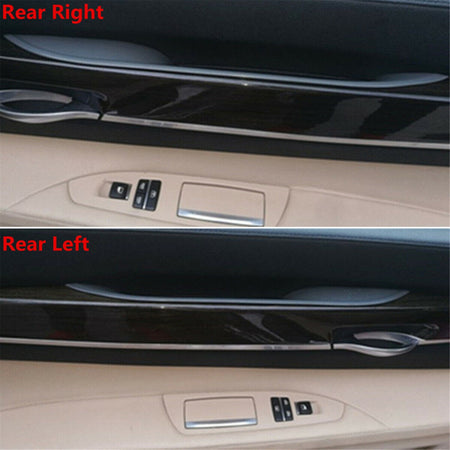 Labwork Door Interior Inner Handle Pull Carrier Cover For BMW 7 F01 F02 08-15 Lab Work Auto