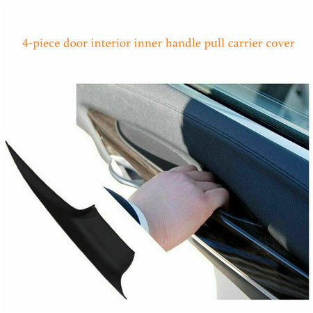 Labwork Door Interior Inner Handle Pull Carrier Cover For BMW 7 F01 F02 08-15 Lab Work Auto