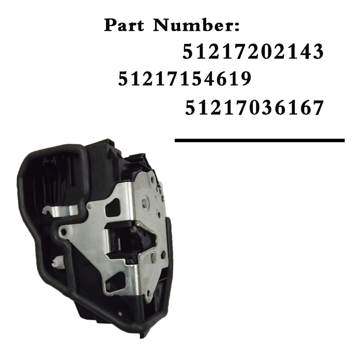 Labwork Door Lock Latch Actuator Front Left For 02-18 BMW 328i 640i 51217202143 Lab Work Auto