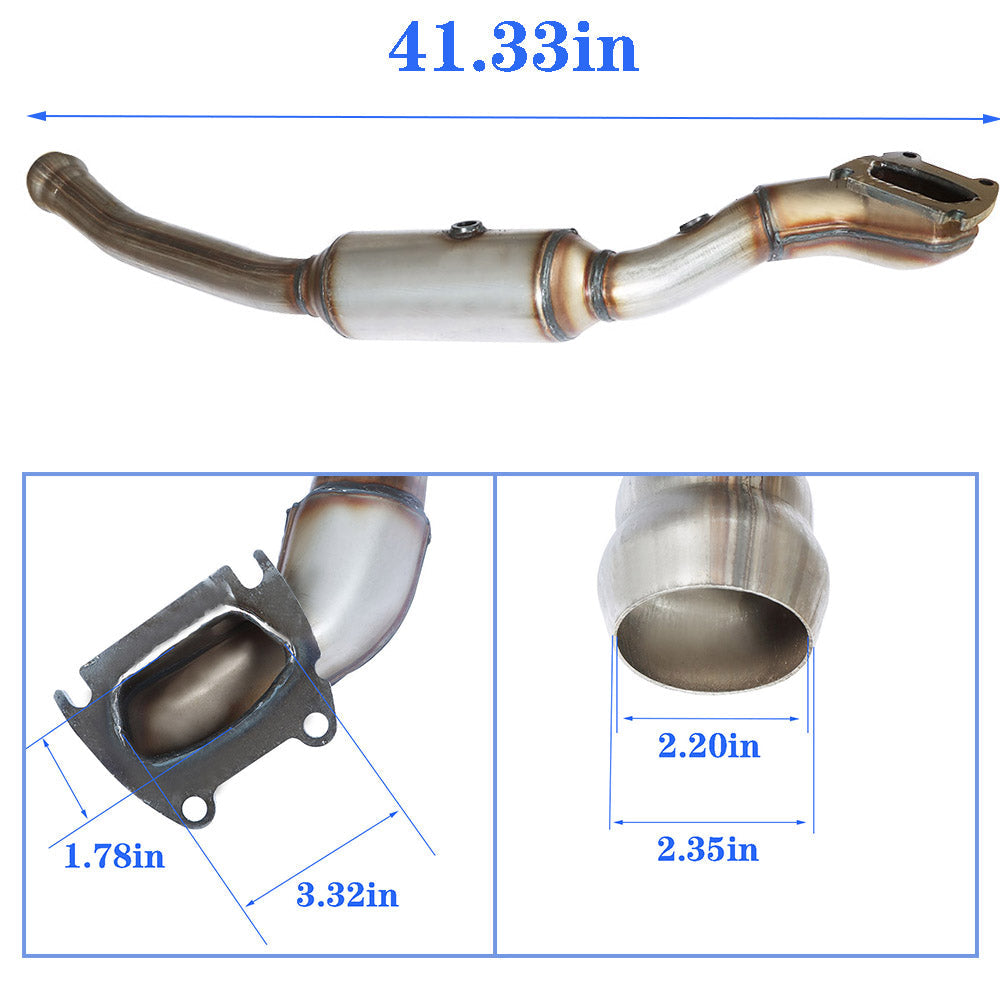 Labwork Driver Side Catalytic Converter For 2011-2012 Jeep Grand Cherokee 3.6L V6 Lab Work Auto