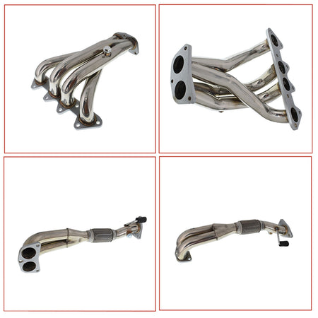 Labwork Exhaust Header + Gasket / Bolts For 1998-2002 Accord l4 DX / EX / LX 2.3L SOHC Lab Work Auto
