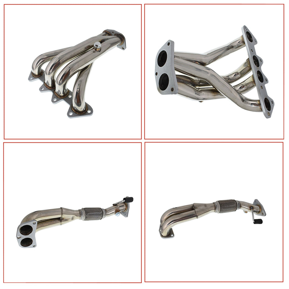 Labwork Exhaust Header + Gasket / Bolts For 1998-2002 Accord l4 DX / EX / LX 2.3L SOHC Lab Work Auto