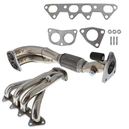 Labwork Exhaust Header + Gasket / Bolts For 1998-2002 Accord l4 DX / EX / LX 2.3L SOHC Lab Work Auto