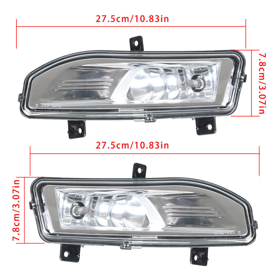 Labwork Fit For 17-20 Nissan Rogue S SL SV Front Bumper Fog Light Lamps Assembly RH&LH Lab Work Auto