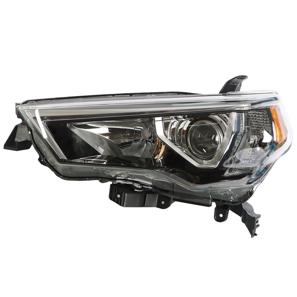 Labwork Fit For 2014-2020 Toyota 4Runner Headlight Headlamp Halogen Chrome RH&LH Lab Work Auto