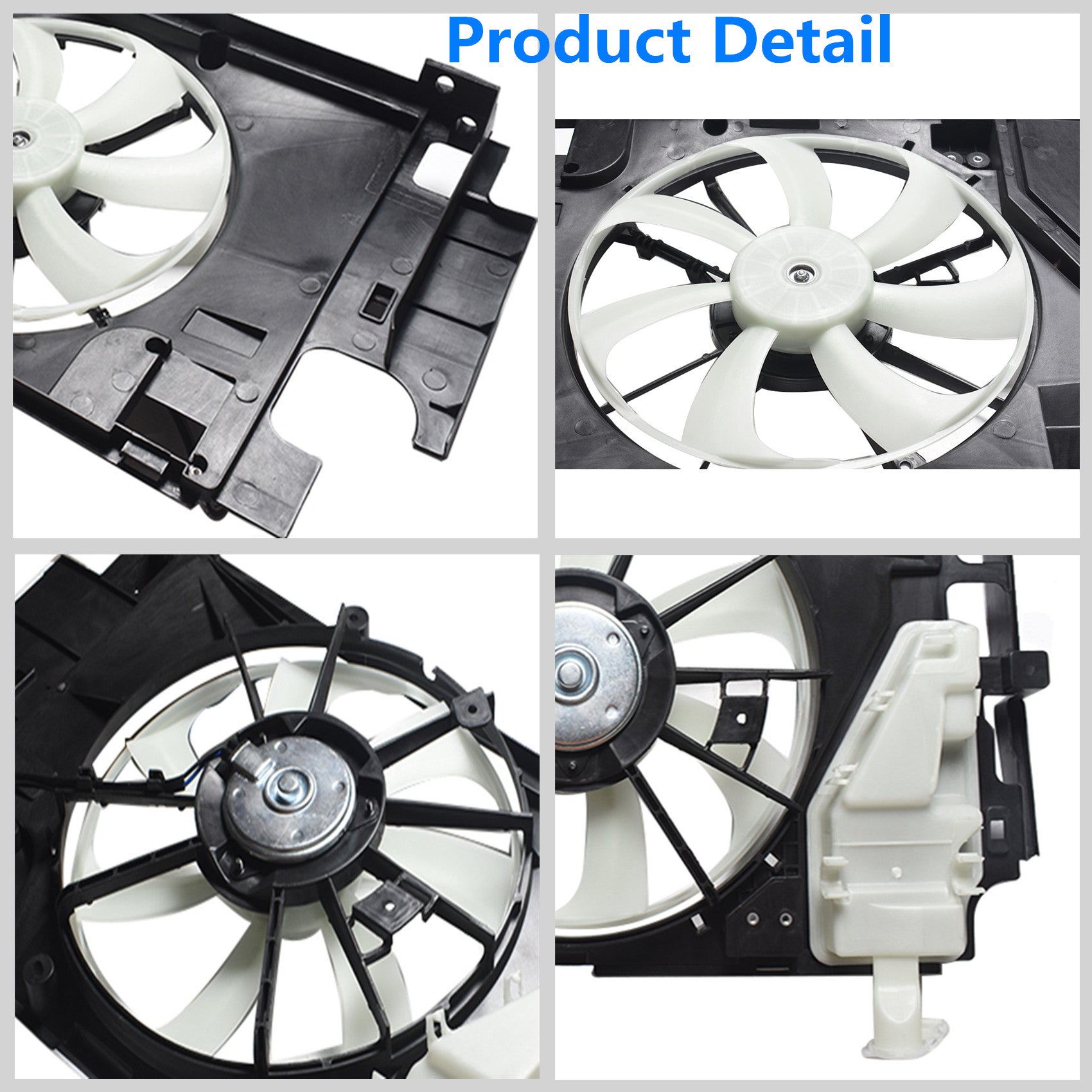 Labwork Fit For Toyota Prius C 2012-2015 Replace Engine Cooling Fan Assembly Lab Work Auto
