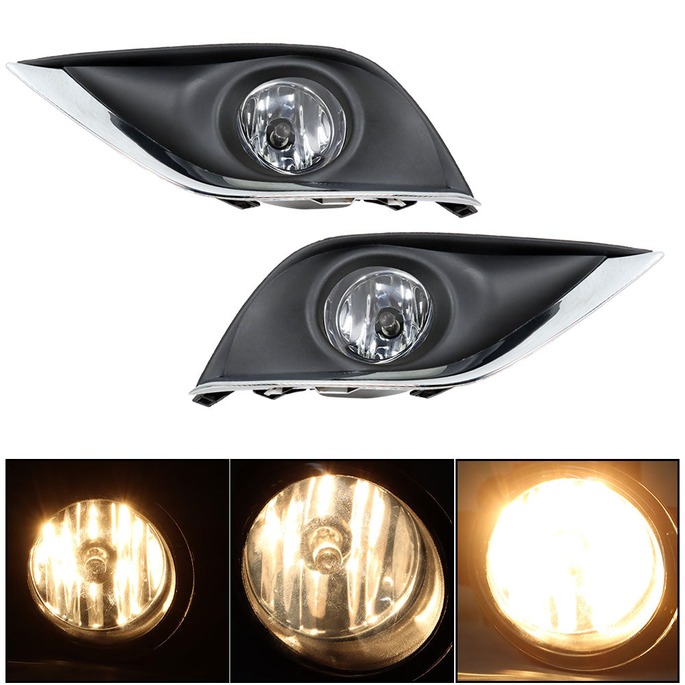 Labwork Fog Lights Lamp Kits For 2015-2018 Nissan Versa 4 Door Sedan Lab Work Auto