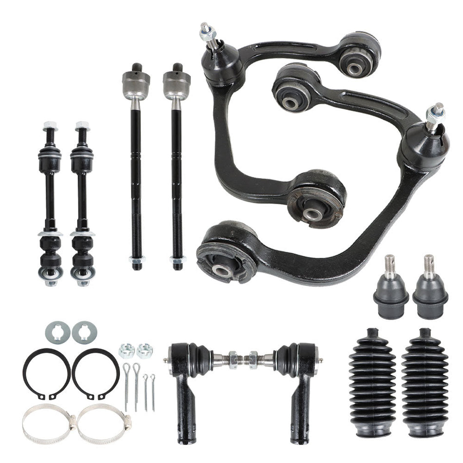 Labwork For 05-08 Ford F-150 Lincoln Mark LT Truck Front Control Arm Suspension Kit 12Pc Lab Work Auto