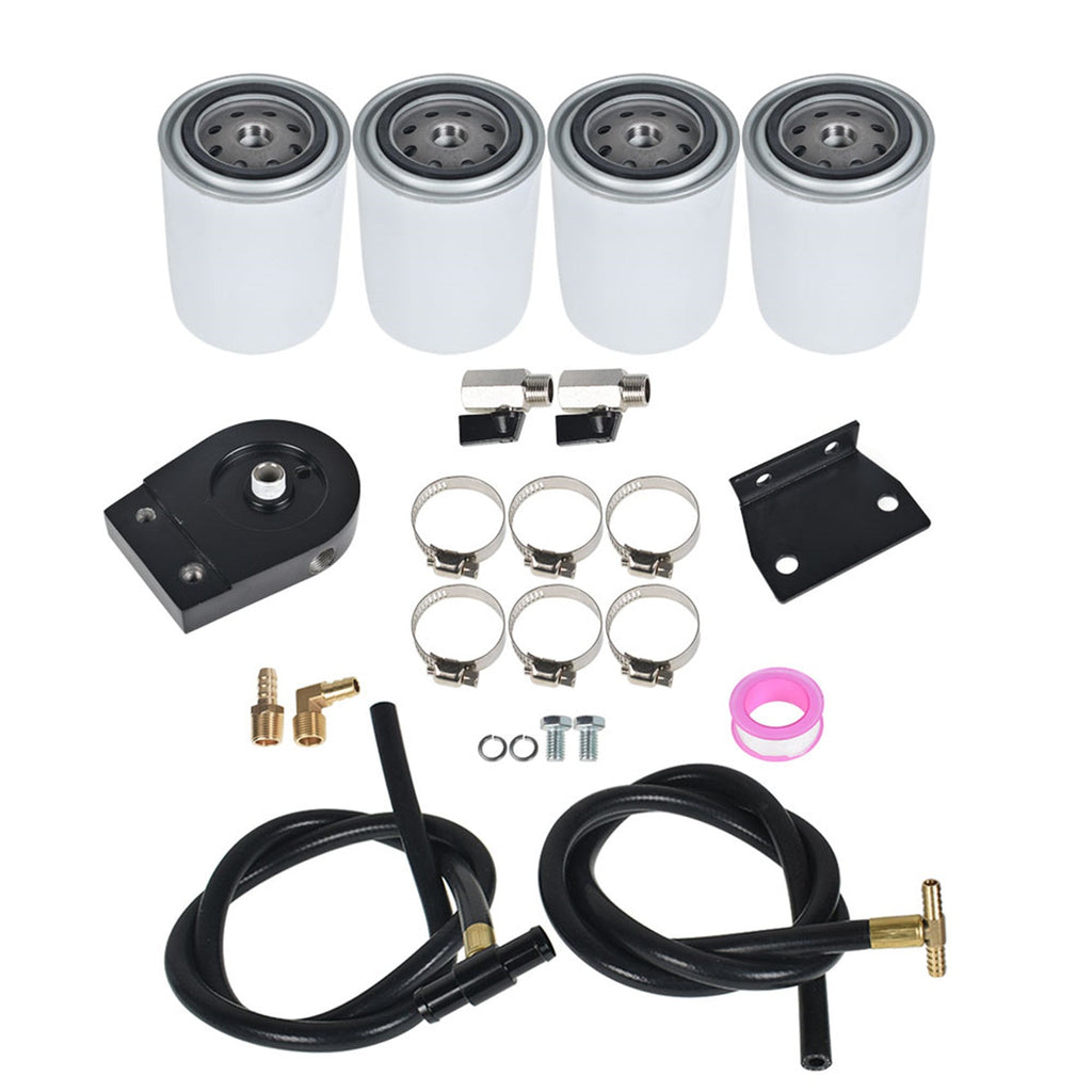 Labwork For 08-10 Ford 6.4L Powerstroke Diesel Coolant Filtration Kit +4 Filters Lab Work Auto