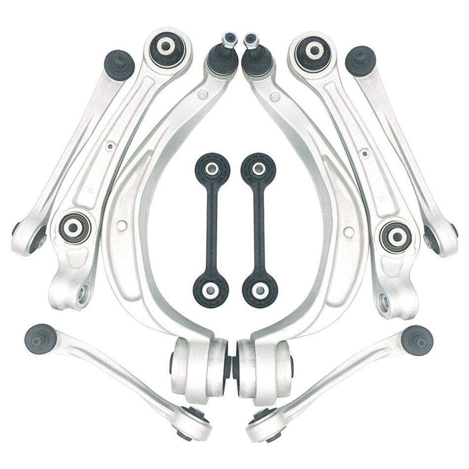 Labwork For 11-12 Audi A4 A5 S4 S5 Q5 Quattro Front Lower Upper Control Arm Kit Lab Work Auto
