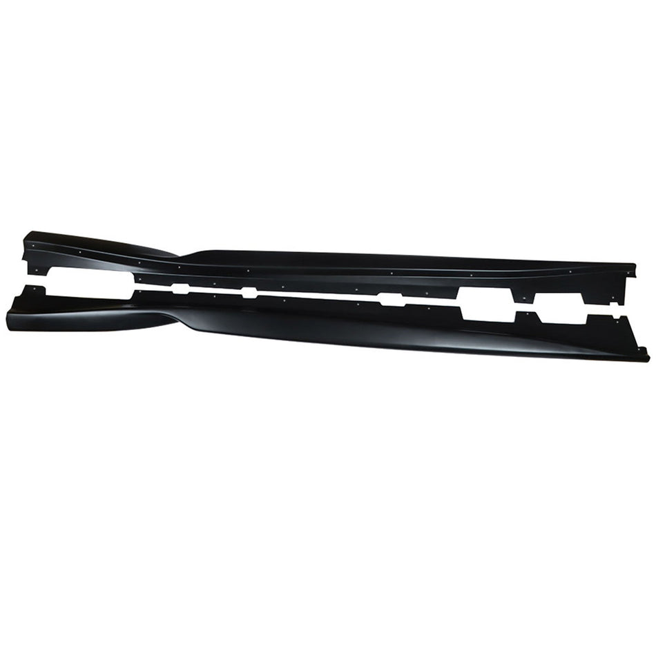 Labwork For 16-20 Camaro SS & RS LT LS Black T6 Style Side Skirt Extension Lab Work Auto