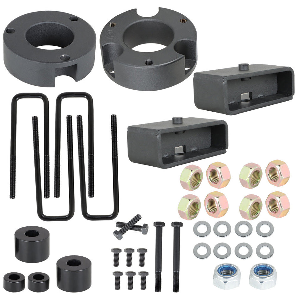 Labwork For 2005-2021 Toyota Tacoma 4WD 3" Front + 2" Rear Leveling Lift Kit +Diff Drop Lab Work Auto 