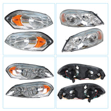 Load image into Gallery viewer, Labwork For 2006-2013 Chevrolet Impala Headlights Assembly Headlamp Chrome RH&amp;LH Lab Work Auto