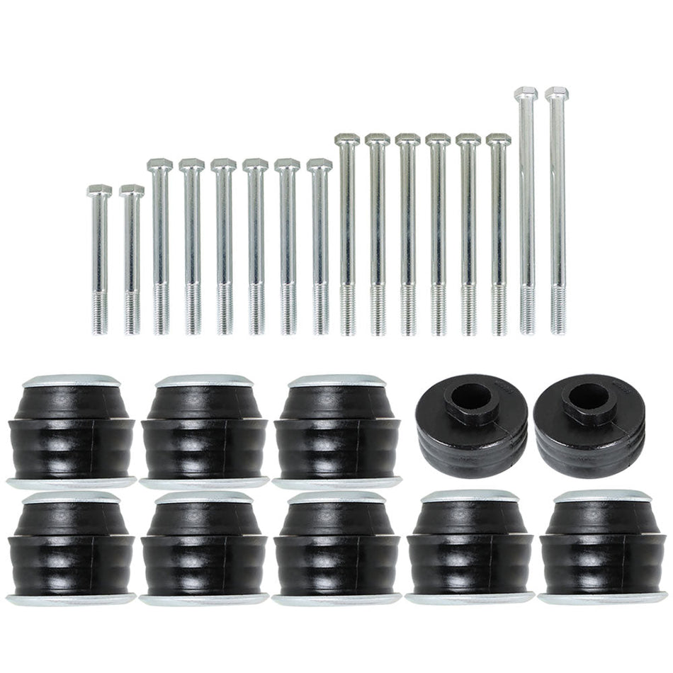 Labwork For 2008-2016 Ford F250 F350 Super Duty 2/4WD Series Body Mount Bushing Kit Lab Work Auto