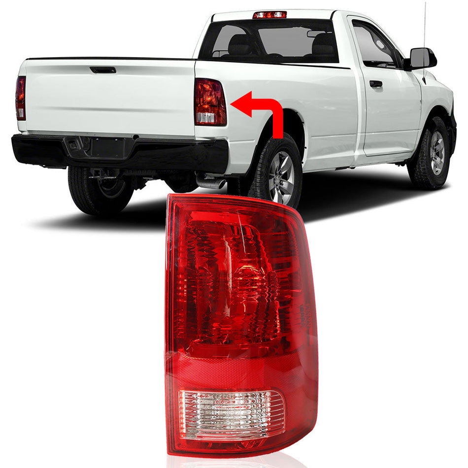 Labwork For 2009-2018 Dodge Tail Light Assembly Replace Passenger Right Red Lab Work Auto